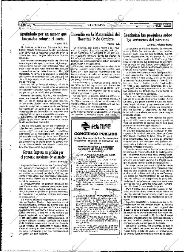 ABC MADRID 01-12-1986 página 74