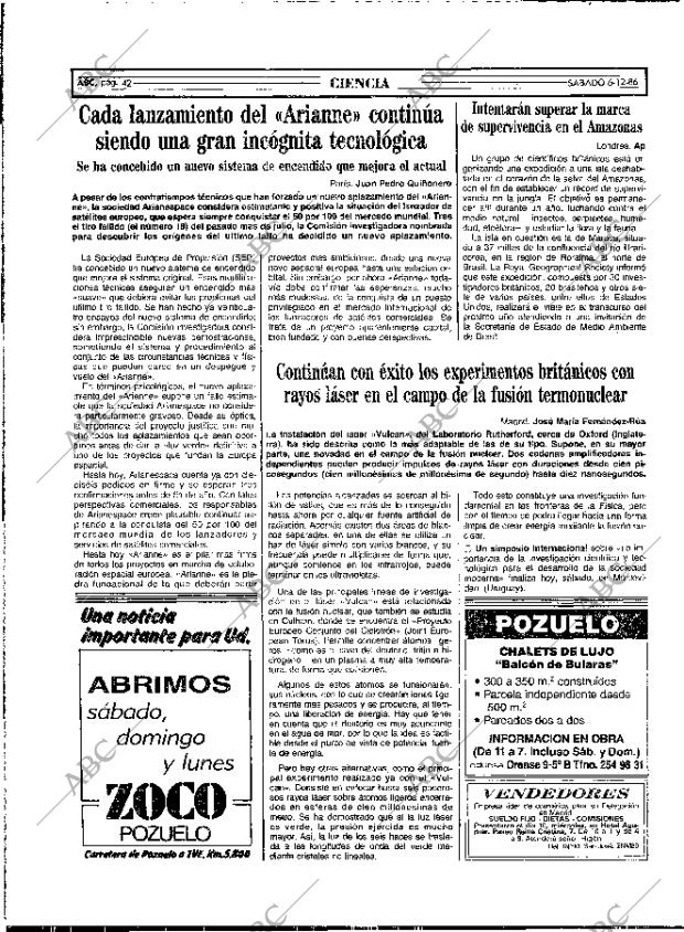 ABC MADRID 06-12-1986 página 42
