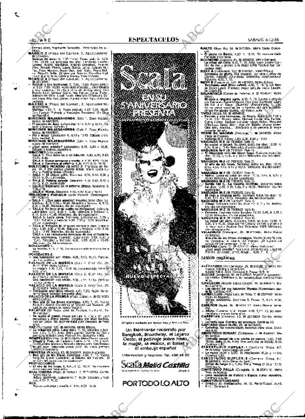 ABC MADRID 06-12-1986 página 86