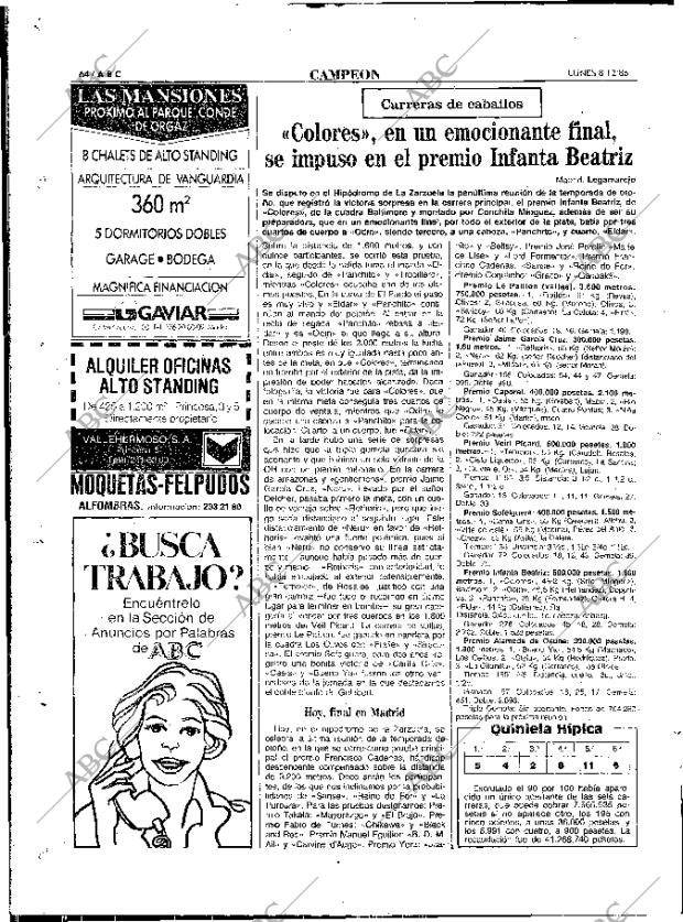 ABC MADRID 08-12-1986 página 64