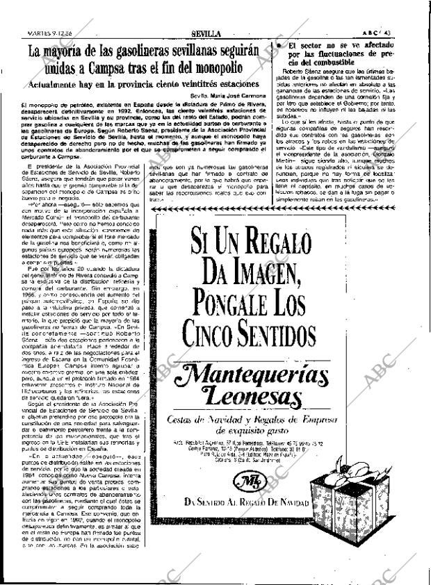 ABC SEVILLA 09-12-1986 página 43