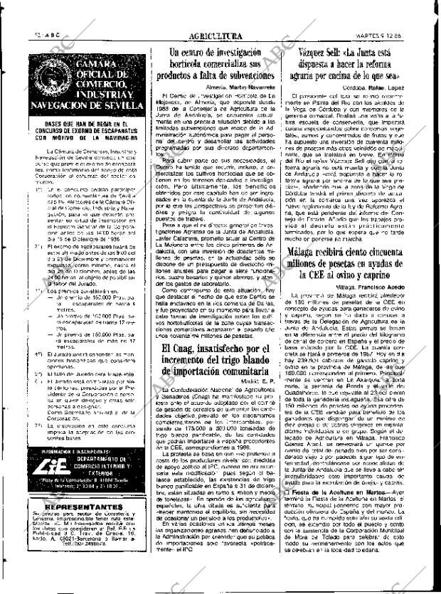 ABC SEVILLA 09-12-1986 página 52