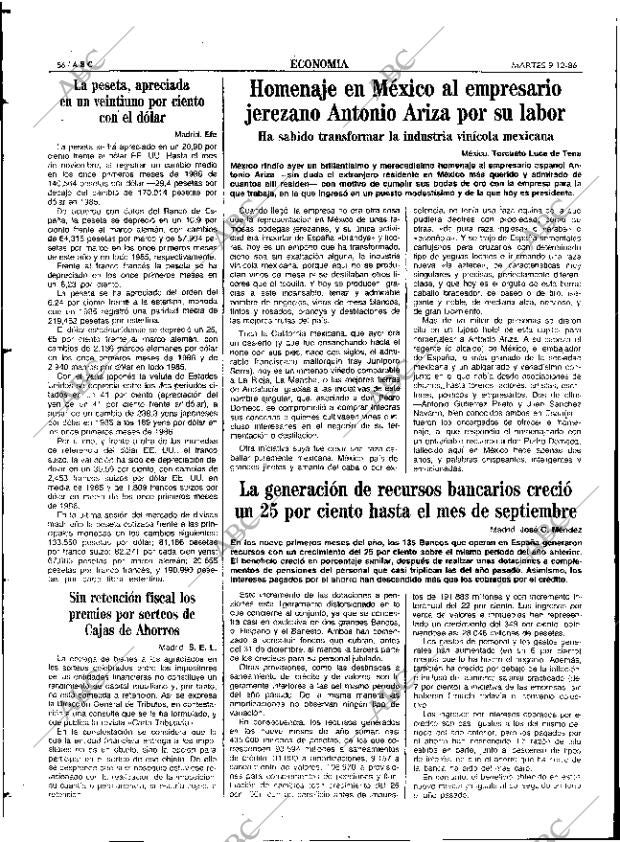 ABC SEVILLA 09-12-1986 página 56