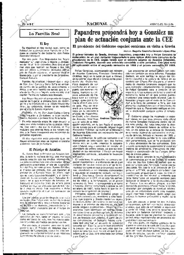 ABC MADRID 10-12-1986 página 20