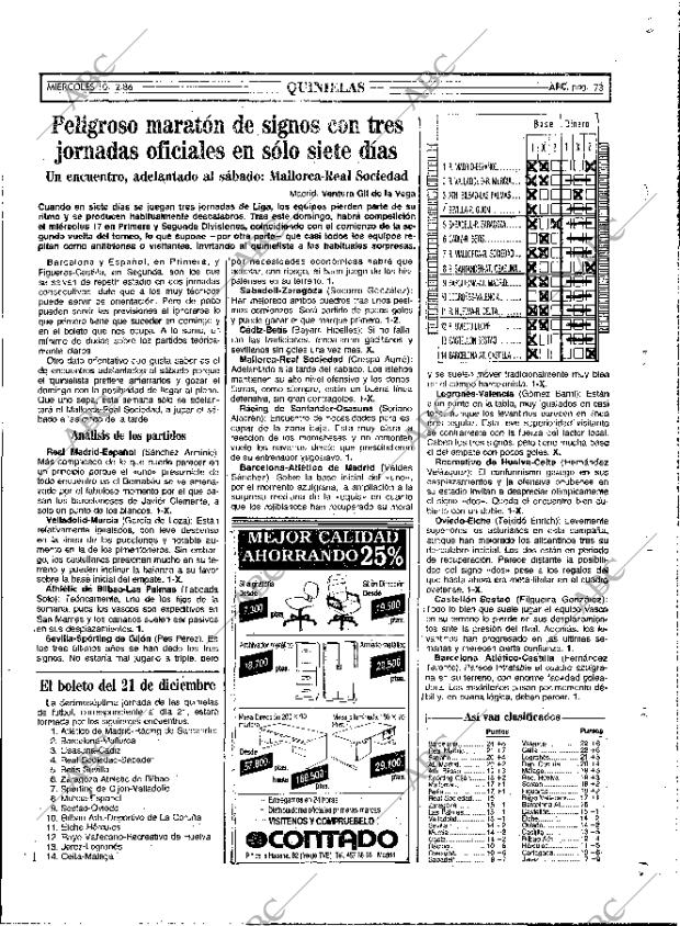 ABC MADRID 10-12-1986 página 73
