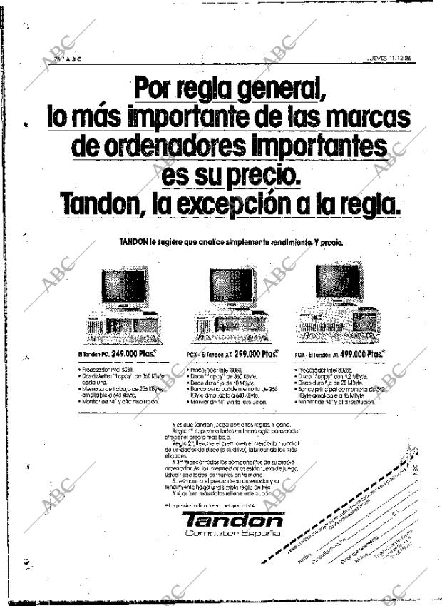 ABC MADRID 11-12-1986 página 76