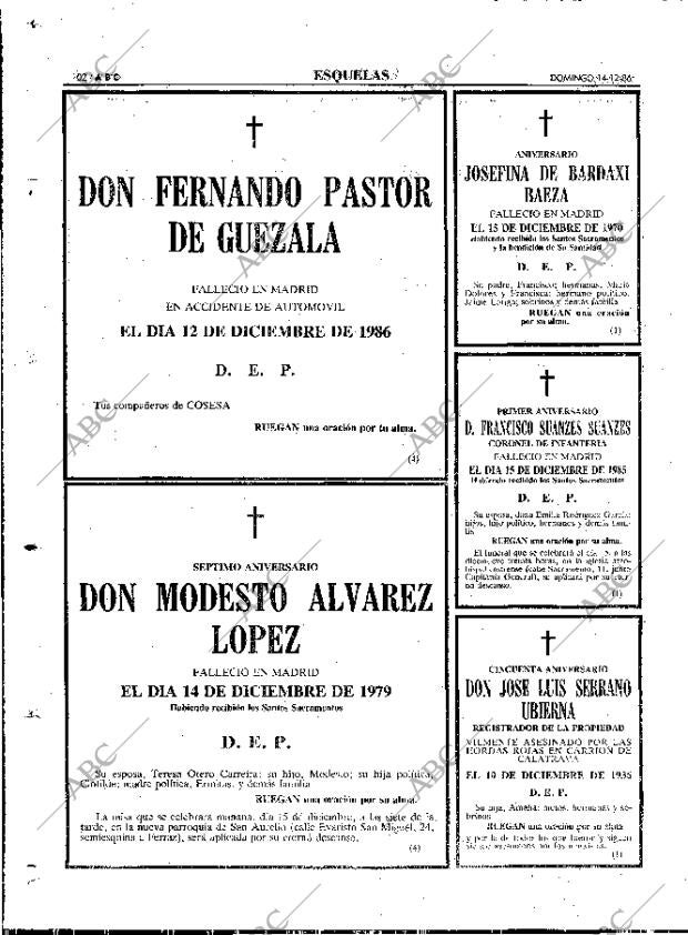 ABC MADRID 14-12-1986 página 102