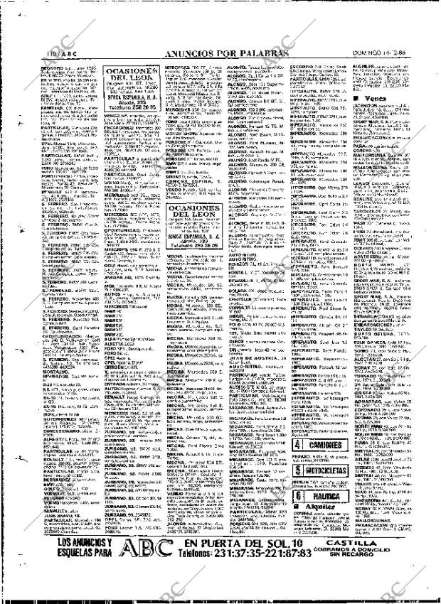 ABC MADRID 14-12-1986 página 110