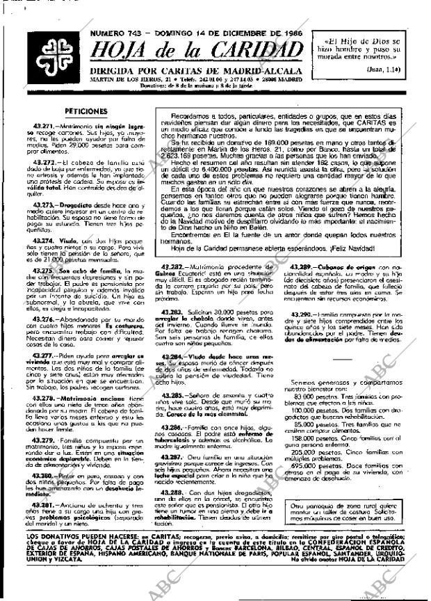 ABC MADRID 14-12-1986 página 19