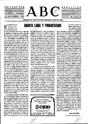 ABC MADRID 14-12-1986 página 3