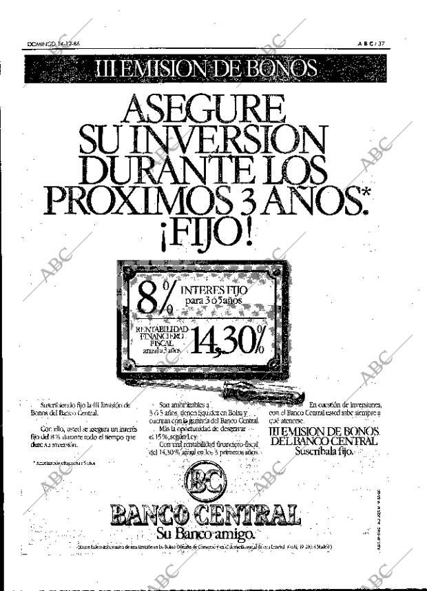 ABC MADRID 14-12-1986 página 37