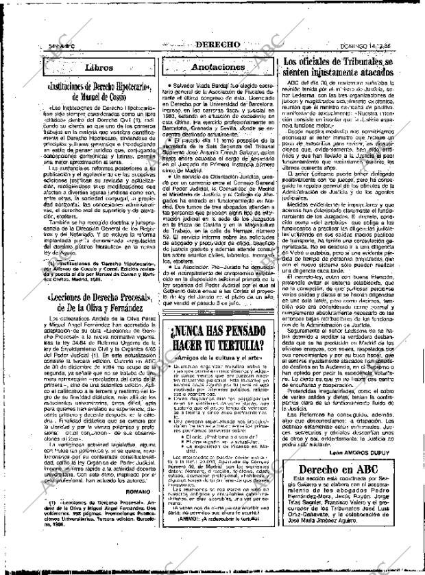 ABC MADRID 14-12-1986 página 54