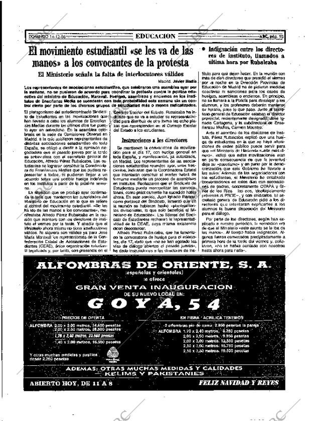ABC MADRID 14-12-1986 página 55