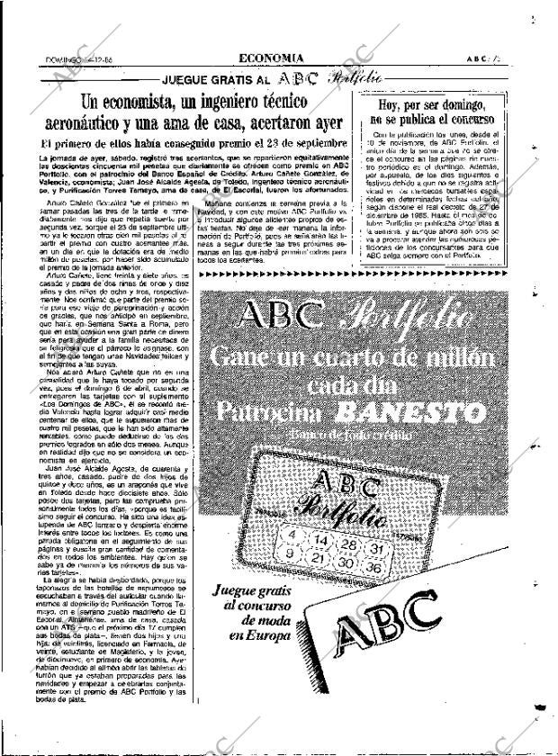 ABC MADRID 14-12-1986 página 75