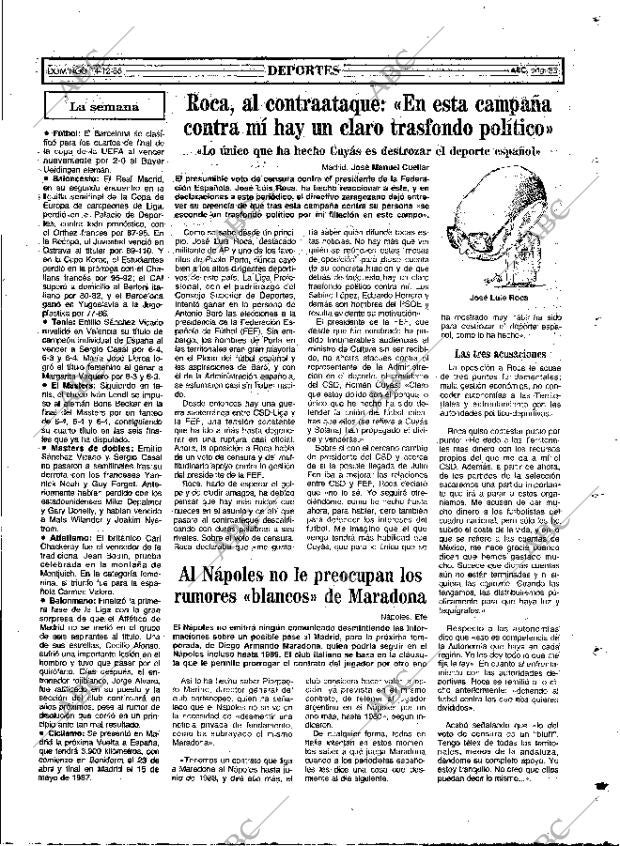 ABC MADRID 14-12-1986 página 83