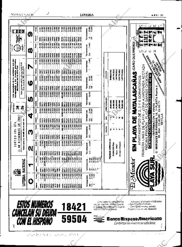 ABC SEVILLA 14-12-1986 página 85