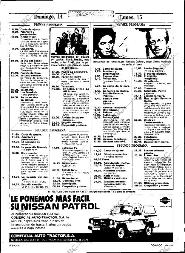 ABC SEVILLA 14-12-1986 página 98