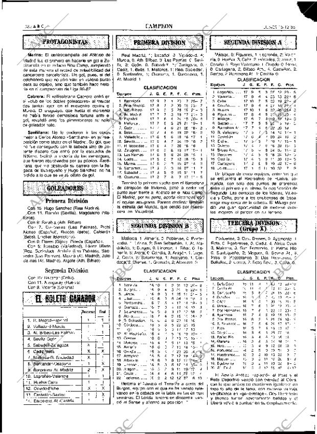 ABC SEVILLA 15-12-1986 página 38