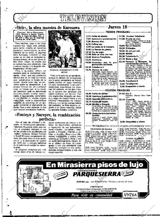 ABC MADRID 18-12-1986 página 126