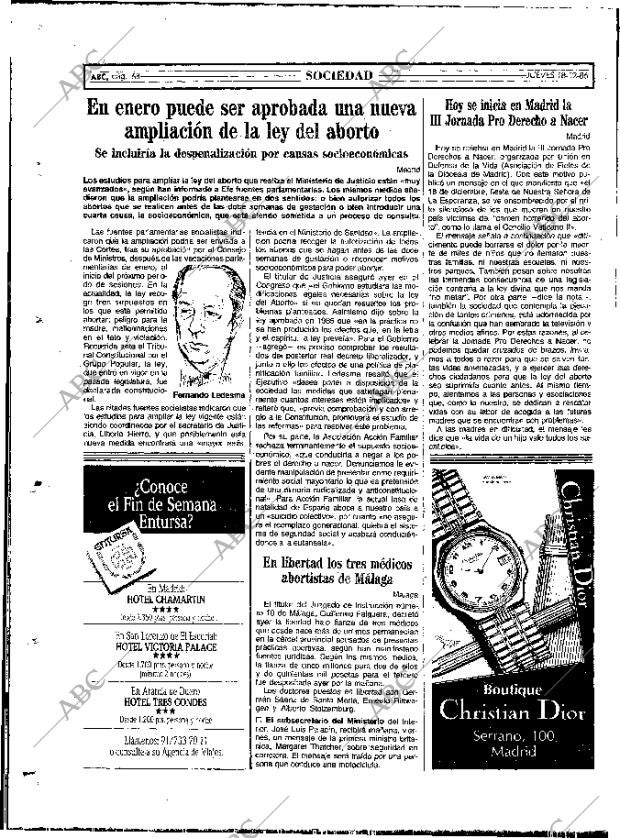 ABC MADRID 18-12-1986 página 68