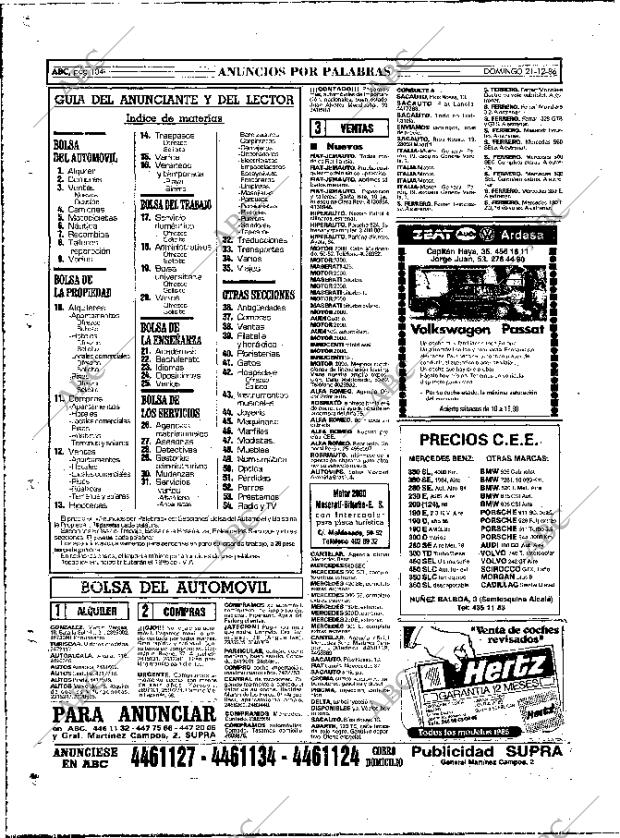 ABC MADRID 21-12-1986 página 104