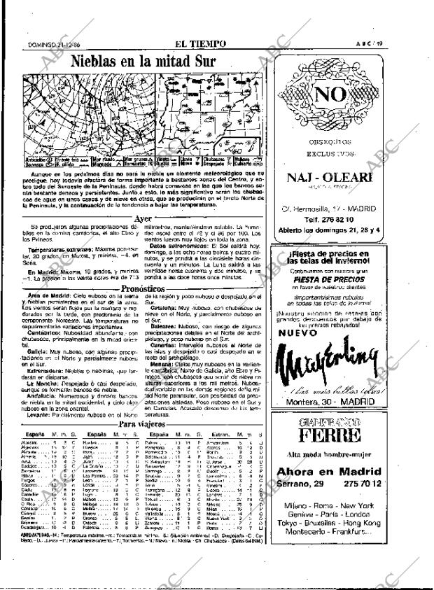 ABC MADRID 21-12-1986 página 49