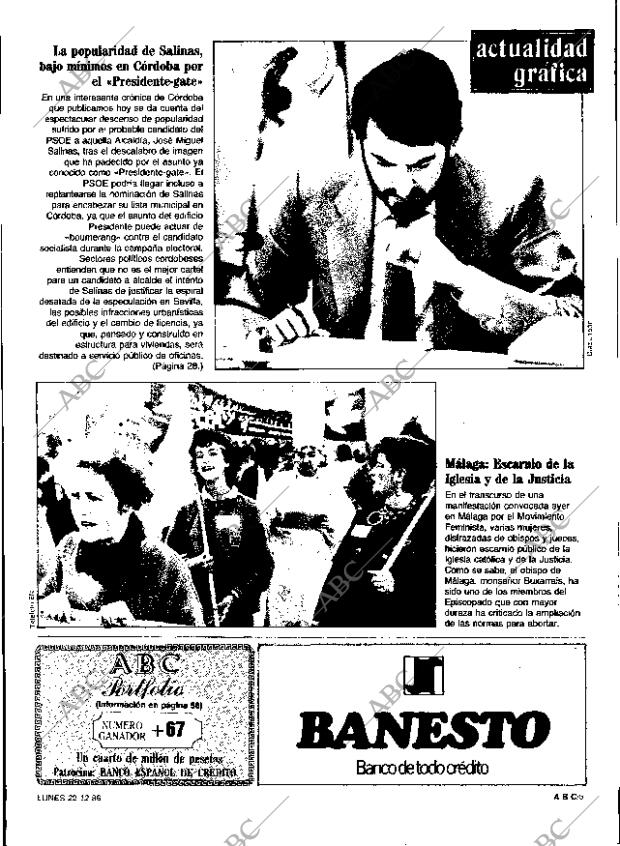 ABC SEVILLA 22-12-1986 página 5