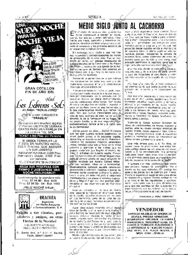 ABC SEVILLA 23-12-1986 página 56