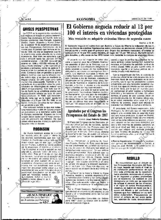 ABC MADRID 24-12-1986 página 56