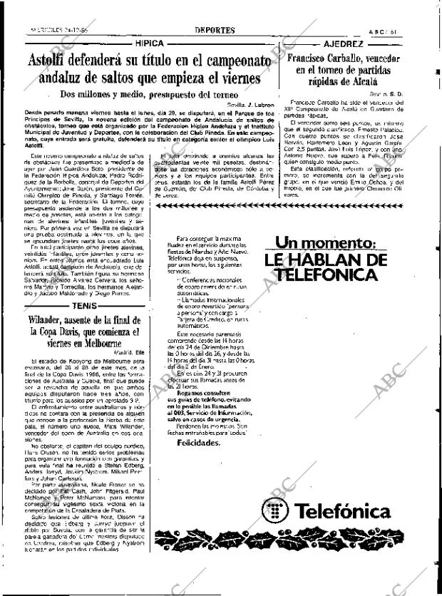 ABC SEVILLA 24-12-1986 página 61