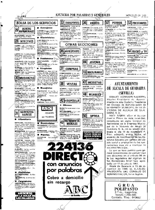 ABC SEVILLA 24-12-1986 página 68