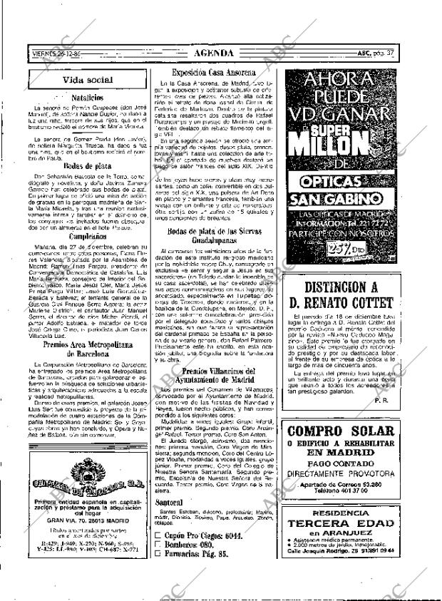 ABC MADRID 26-12-1986 página 37