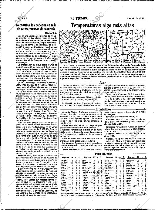 ABC MADRID 26-12-1986 página 38
