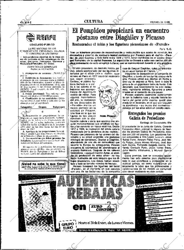 ABC MADRID 26-12-1986 página 42