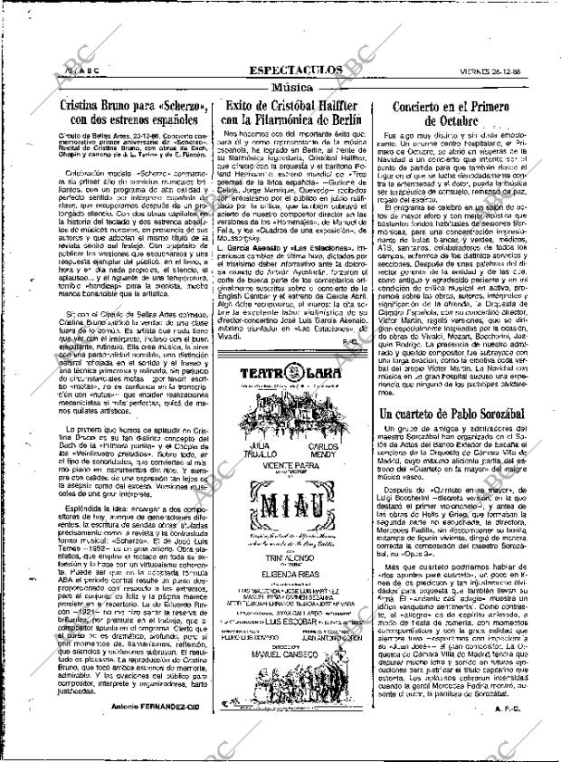 ABC MADRID 26-12-1986 página 70