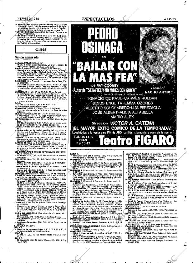 ABC MADRID 26-12-1986 página 75