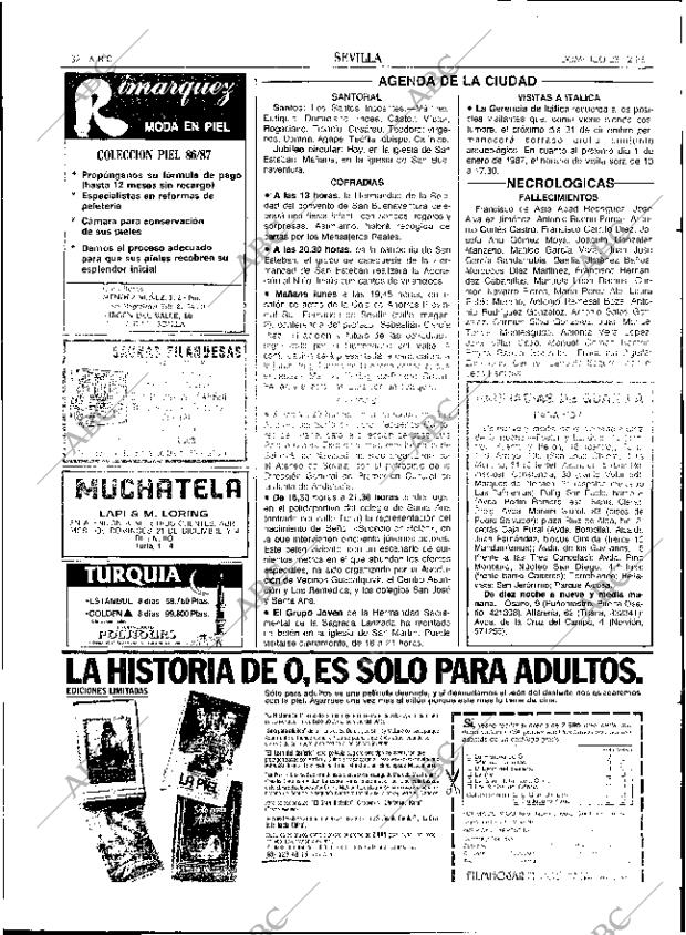 ABC SEVILLA 28-12-1986 página 32