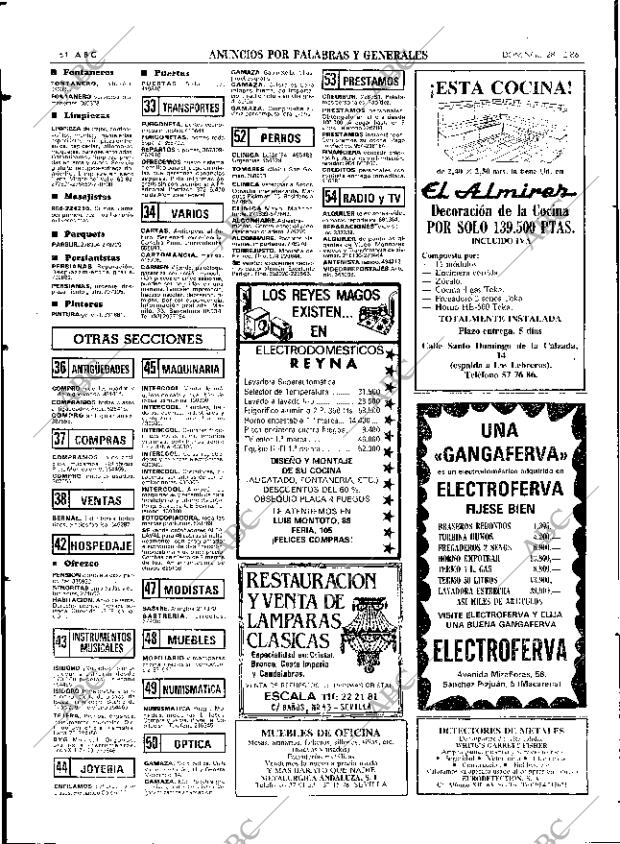 ABC SEVILLA 28-12-1986 página 64