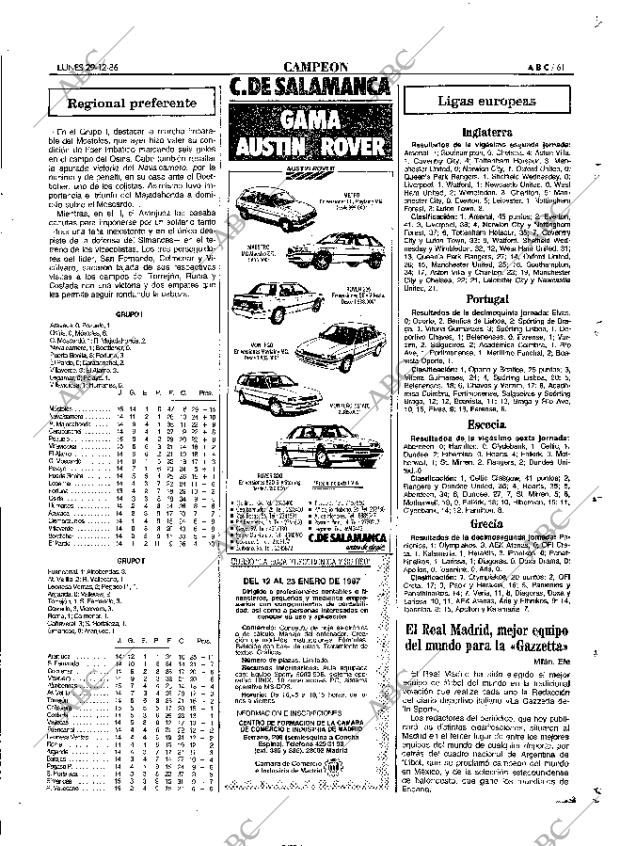 ABC MADRID 29-12-1986 página 61