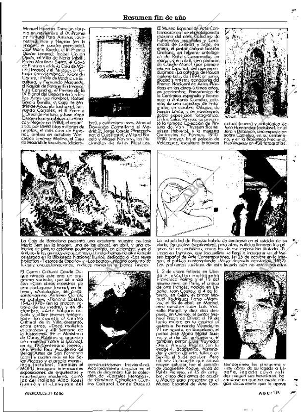 ABC MADRID 31-12-1986 página 115