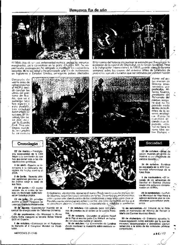 ABC MADRID 31-12-1986 página 117