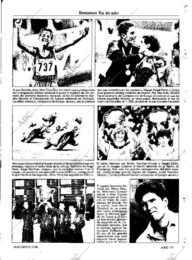 ABC MADRID 31-12-1986 página 121