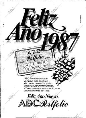 ABC MADRID 31-12-1986 página 122