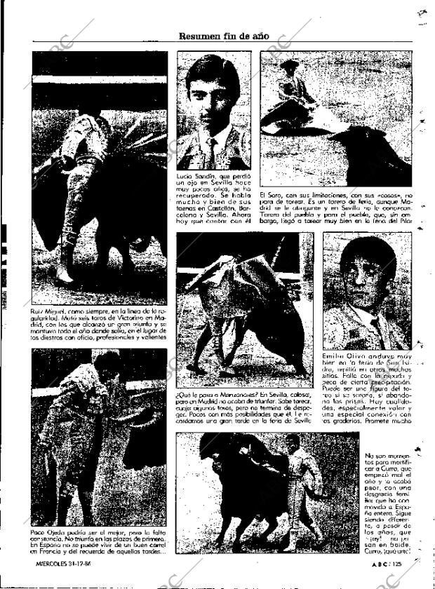 ABC MADRID 31-12-1986 página 125