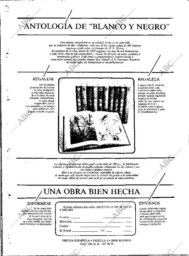 ABC MADRID 31-12-1986 página 126