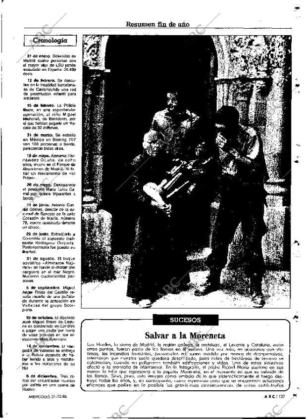 ABC MADRID 31-12-1986 página 127