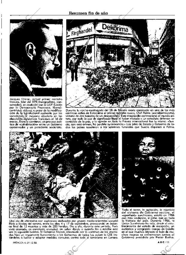 ABC MADRID 31-12-1986 página 13