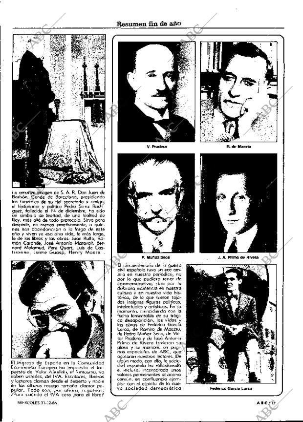 ABC MADRID 31-12-1986 página 17