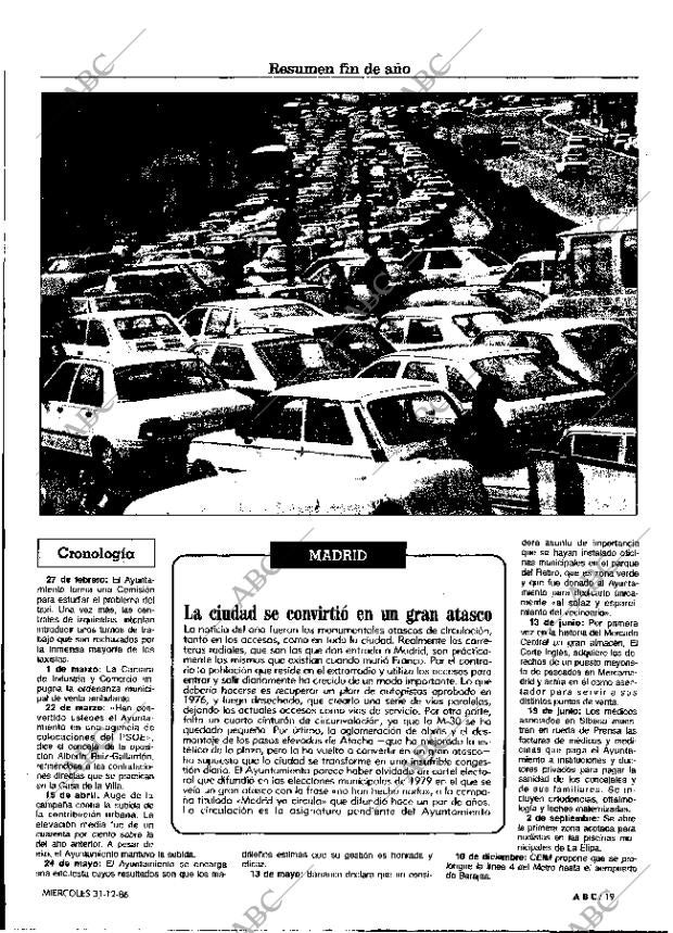 ABC MADRID 31-12-1986 página 19