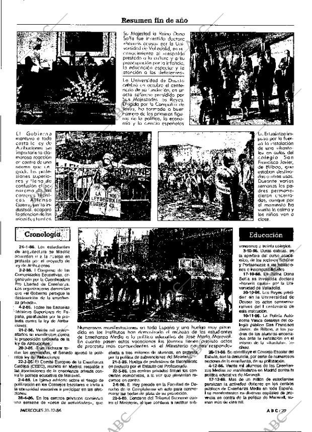 ABC MADRID 31-12-1986 página 29